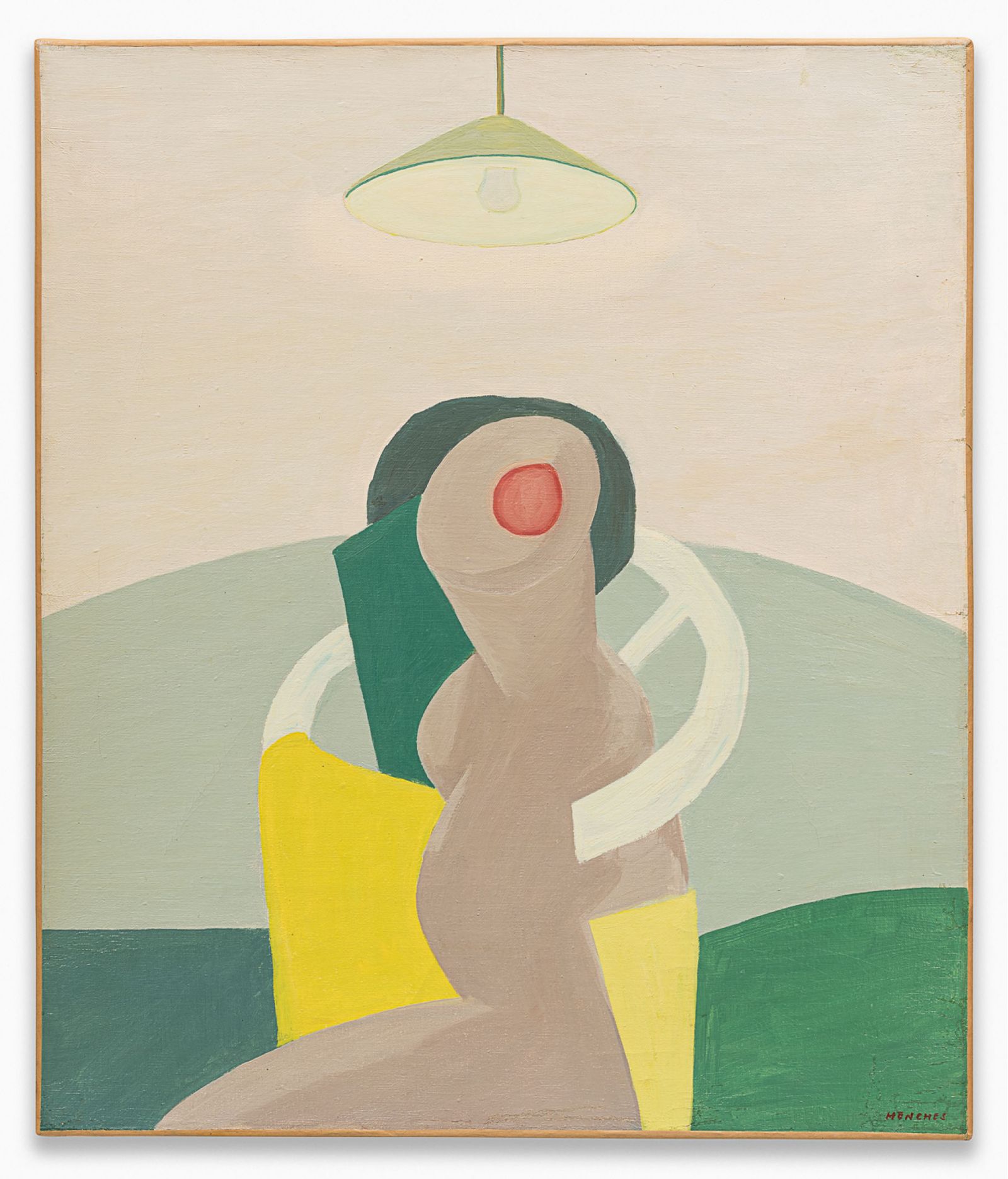 Badende, 1969, Öl auf Leinwand, 69 × 59 cm