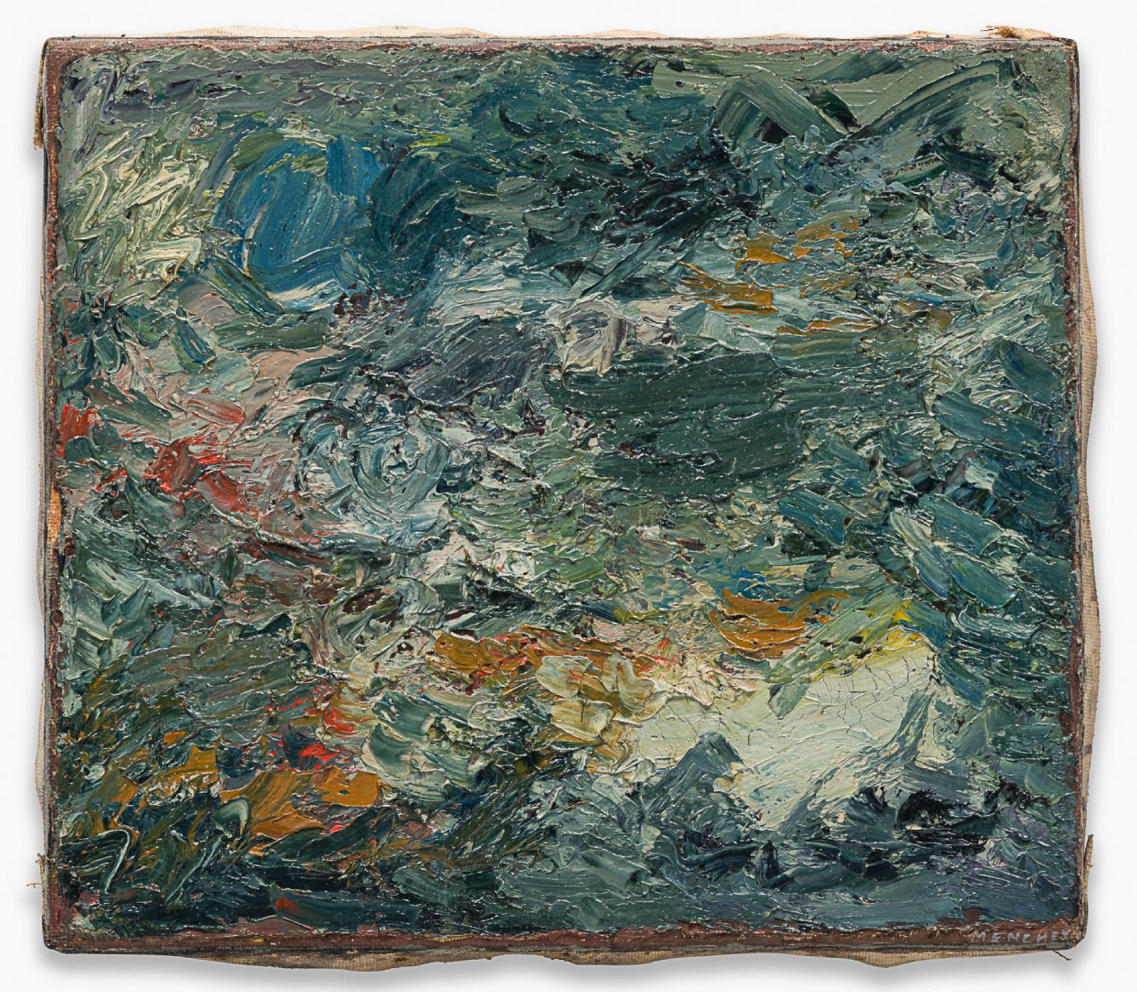 Farbempfindung, 1966, Öl auf Leinwand, 29 × 32,5 cm