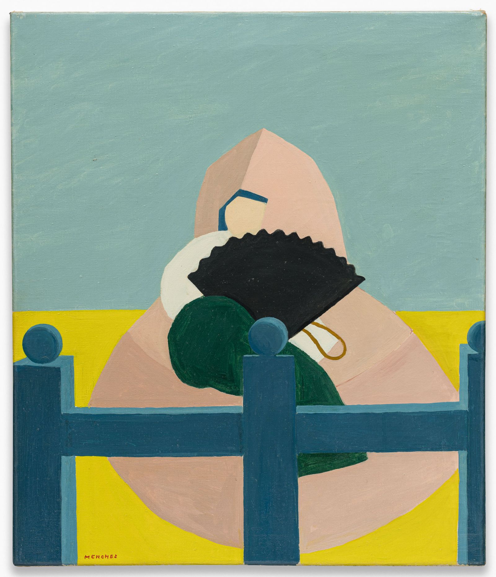 Groteske (Infantin), 1969, Öl auf Leinwand, 69 × 59,5 cm