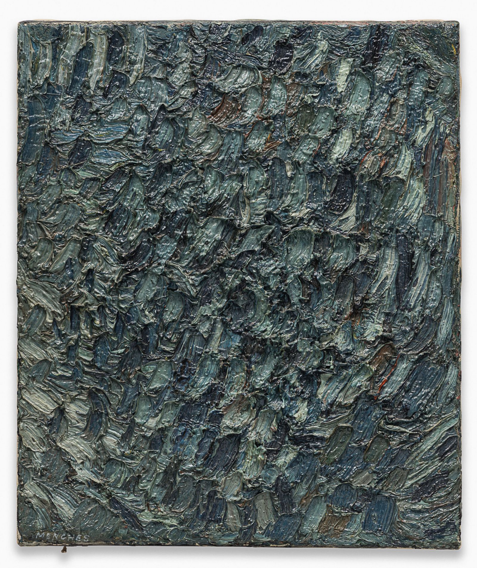 Kosmos, 1966, Öl auf Leinwand, 37,5 × 31 cm