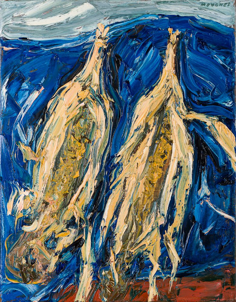 Ohne Titel (Kukuruz I), 1999, Öl auf Leinwand, 45 × 35 cm