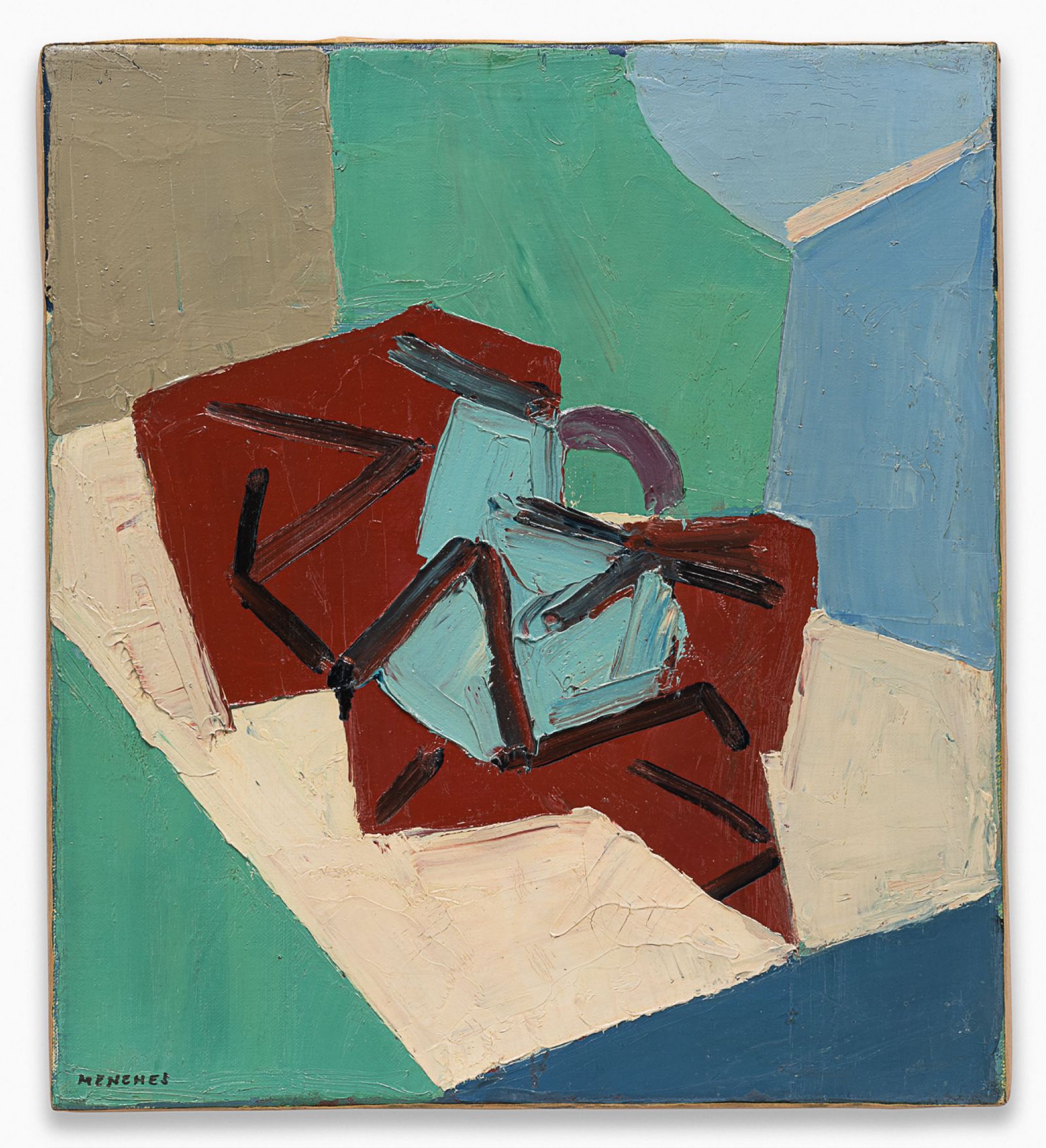 Sphinx, 1967–68, Öl auf Leinwand, 41 × 37 cm