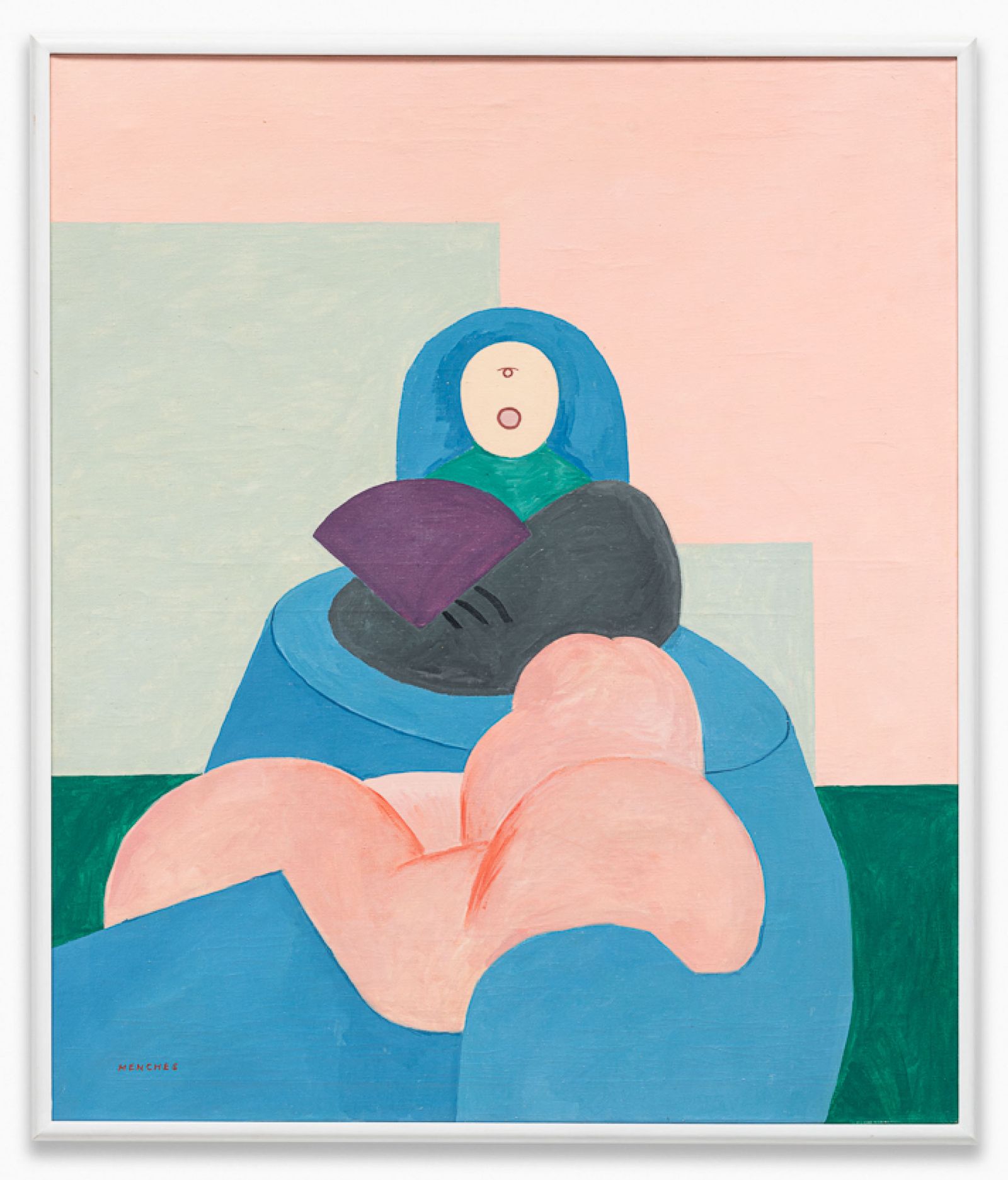 Sphinx, 1969, Öl auf Leinwand, 100 × 86 cm